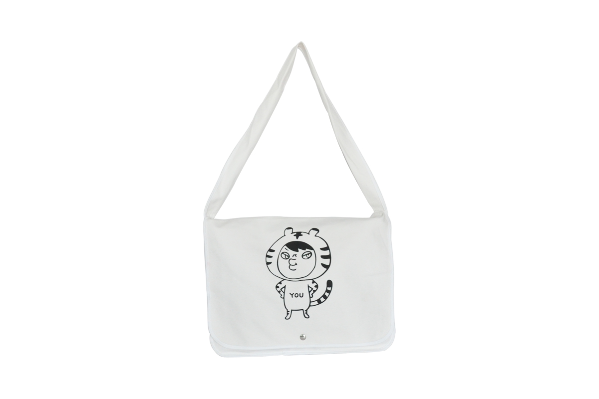 190g gebleichte Baumwoll-Umhängetaschen